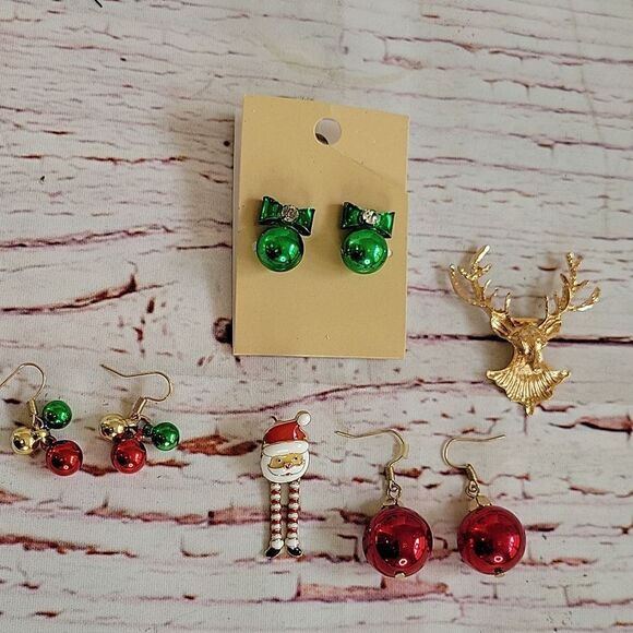 CHRISTMAS JEWELRY Bundle of Five Pieces - Picture 2 of 8